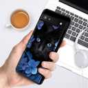 CARLOCA Google Pixel 7a Case, Black Mumbai Clivia Cat, Hard Acrylic Shockproof Anti-Scratch Phone Case