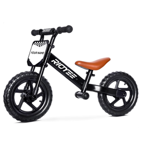 RIDYEE Toddler Balance Bike 2 Year Old, Kids Balance Bike for 2 to 5 Year with Tool-Free Adjustment, Limited Steering, Footrest, Custom Name Plate with Stickers, Gift Bike for 2-3 Boys, White