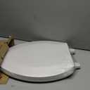 K-4636-RL-0 Elongated Toilet Seat Replacement for KOHLER 4636-RL-0 Elongated Bowl Toilet Seat Slow-Close, Soft Close toilet Seat and Lid, White