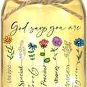 Christian Gifts for Women, Religious Gifts, Inspirational Gift for Women, Encouragement Bible Verse Jar Decorative Jars