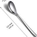 Kyraton Teaspoons Set of 24, Stainless Steel Coffee Spoon, Spresso Spoons for Home, Restaurant, Hotel, Parties, Dishwasher Safe