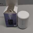 Portable Mini Humidifier, 300ml USB Cool Mist Small Humidifier with Colorful Lights. Perfect for Bedroom, Office, Plants, travel & Car (White)