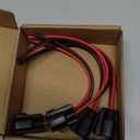 XYgdhqpt 4Pcs Ignition Coil Connector Plug Pigtail Harness Compatible with Honda Suzuki Yamaha Kawasaki (For Honda CRB series Suzuki GSXR series Yamaha YZF series Kawasaki ZX series)