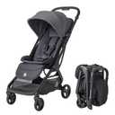 Ergobaby Metro 3 Baby Stroller for Newborns, Infants, and Toddlers - Travel Stroller with One-Hand Fold, Near-Flat Recline, Adjustable Handlebar - Graphite Grey