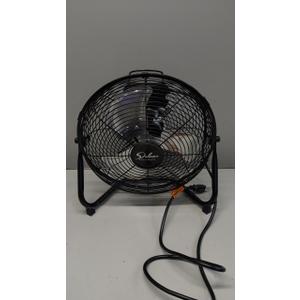 Simple Deluxe 12 Inch 3-Speed High Velocity Heavy Duty Metal Industrial Floor Fans Quiet for Home, Commercial, Residential, and Greenhouse Use, Outdoor/Indoor, Black, 1-Pack
