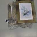 KAIWIN 100% Solid Wood Brown 5x7 Picture Frame Pack of 3 - Display Picture 4x6 with Mat, HD Glass Inside, Rustic Wooden Photo Frames for Table Top and Wall Mounting