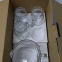 5pc Glass Drink Water Set