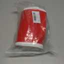 Rubber Door Push Plates 4Pcs 16" X 4.3",2Pcs 32.3" X 5.7",Anti Scratch Protection Device for Inner and Outer Doors,Prevents Dents & Scratches,Self-Adhesive (White)