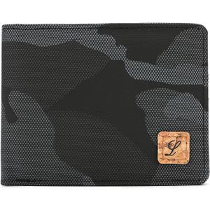 Lanyani RFID Wallets Bifold Simple (Synthetic-black-s)