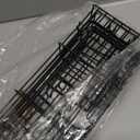 EUDELE Adhesive Shower Caddy, 5 Pack Rustproof Stainless Steel Bath Organizers With Large Capacity, No Drilling Shelves for Bathroom Storage & Home Decor (Black)