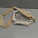 Clear Crossbody Purse Stadium Approved, 3-in-1 Small Bag with Guitar Strap & Pouch, Fits 12x6x12 Policy Concerts