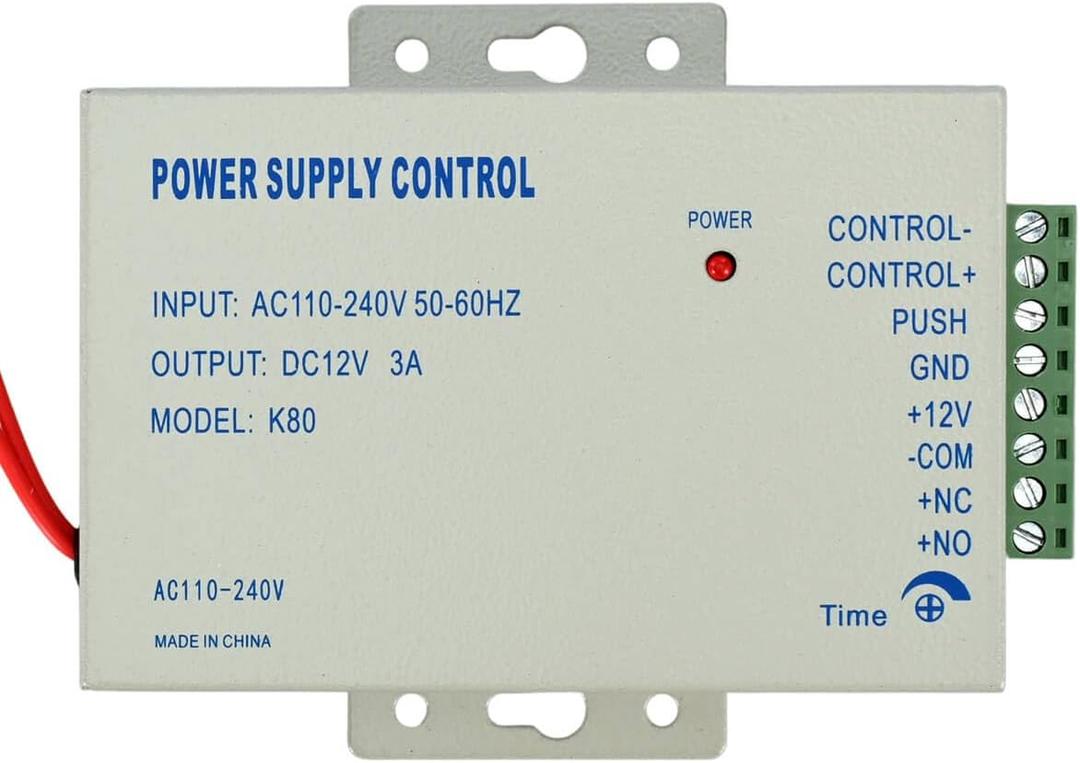 Power Supply Controller for Door Access System Electric Lock Intercom Camera Input 110V-240V AC to Output 12V DC 3A