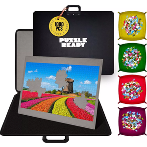 Puzzle Ready 1000-Piece Jigsaw Puzzle Board, Portable Storage Puzzle Table, EB-PZ-004