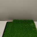 LOOBANI Dog Grass Pad with Tray - Dog Litter Box - Indoor Potty for Apartment and Patio Training - with 2 Packs Grass Pee Pads for Replacement, 1620 Inch