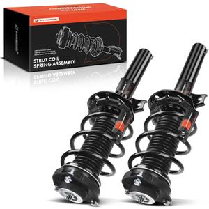 A-Premium Front Complete Struts Compatible with Volkswagen Tiguan 2009-2017, Tiguan Limited 2017-2018 - 2x Replacement Suspension Shock Absorber with Coil Spring Assembly
