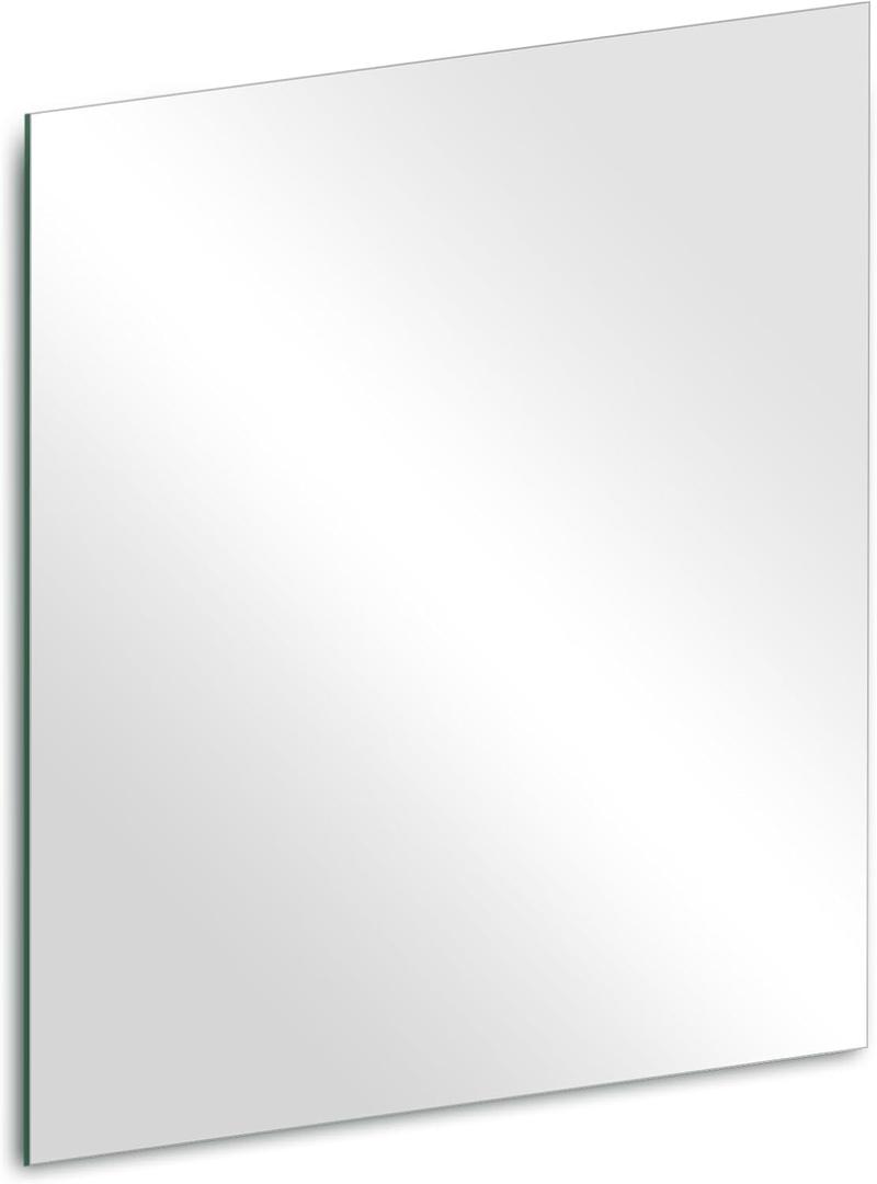 14 x 12 inch Glass Wall Mirror Tile Self Adhesive Frameless High Clear Mirror Sheet for Wall, Home Gym, Door, Bathroom, Bedroom Decor