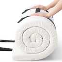 2Inch Cot Mattress Topper,Narrow Twin Foam Mattress for Camping Cot,Sofa Bed,Pull Out Chair Cushion,Portable,Roll Up Surpportive Sleep Pad(75" x 30")