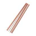 10PCS 99.98% Pure Copper Round Rod 0.12"/3mm Dia 12"/305mm Length Bare Copper Cu Metal Rod Solid Copper Rod for DIY Metal Working Hobbies (0.12"/3mm Dia 12"/305mm Length)