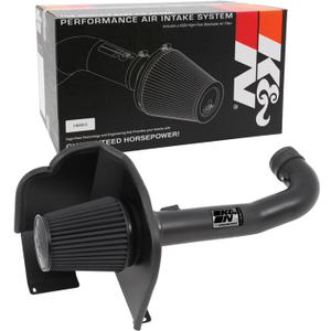 K&N Cold Air Intake System: Dry-Flow Air Filter, Increase Performance & Towing: Compatible with 2014-2020 Chevy/GMC/Cadillac Silverado 1500, Suburban, Tahoe, Sierra 1500, Yukon, Escalade, 71-3082