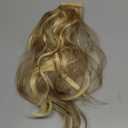 FESHFEN Ponytail Extensions, Long Claw Clip in Ponytail Hairpiece Synthetic Pony Tails Hair Piece Natural Wavy Hairpieces for Women, 20 inch Dirty Blonde