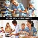 HOTEC Heat Resistant 600 BPA-Free Silicone Rubber Spatula Set for Baking, Cooking, and Mixing Non Stick Dishwasher Safe, Neutral Set of 5
