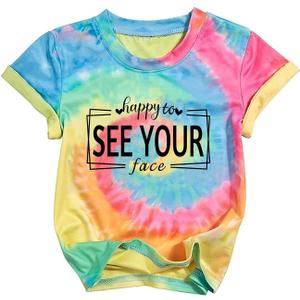 Kindergarten Shirt for Girls Boys First Day of School Tshirt Cute Little Kids Back to School Tee Tops (2-3T, Tie Dye1)