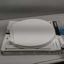 KOHLER 20111-0 Brevia, Slow Close Toilet Seat, Round Toilet Seat, Grip-Tight Bumpers Quick-Attach Hardware, White
