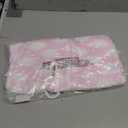 Hudson Baby Unisex BabyPlush Sleeping Bag, Sack, Blanket (6-12 Month, Pink Clouds Plush)