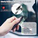 4 Pack Car Window Breaker and Seatbelt Cutter,Auto Rescue Tool,Safe Hammer Car Window Breaker for Land and Underwater,Window Breaker Tool for New Cars,Emergency Car Kit(Red)