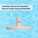 DFD Above Ground Pool Vacuum Plate Compatible with Pentair 513330 HydroSkim 513330 and Hayward SP1091WM Replace Pool Skimmer, 6.25" Diameter