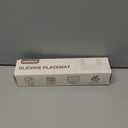 2Pack Silicone Placemats for Baby&Kid, Stain-Proof Non-Slip Baby Place Mat for Restaurant Highchair& Home Dining, Baby-led Food mats for Travel, Portable Toddler Table mat-Waterproof&Dishwasher Safe (Pink&beige)