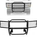 Brush Guard Compatible with 1998-2004 Chevrolet S10/Blazer GMC Jimmy/Envoy/Sonoma Isuzu Hombre Oldsmobile Bravada Powder Coated Grille Guard