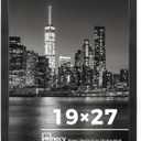 Annecy 19x27 Picture Frame Black1 Pack, 19 x 27 Picture Frame for Wall Decoration, Classic Black Minimalist Style Suitable for Decorating Houses, Offices, Hotels