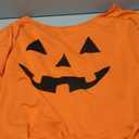 Lymanchi Women Slouchy Shirts Halloween Pumpkin Long Sleeve Sweatshirts Pullover (XX-Large, Orange)