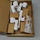 4 Sets Blank Plug in Air Freshener for DIY Characteristic Home Scent from Natural Essential Oil, EO+Water, Fragrance Refill, Wall Plug Oil Diffuser (4 Polarized Plug+4 Glass+4 Wick)