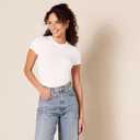 Amazon Essentials Women's Short Sleeve Stretch Cotton Jersey Slim-Fit T-Shirt Bodysuit, Pack of 2, XL
