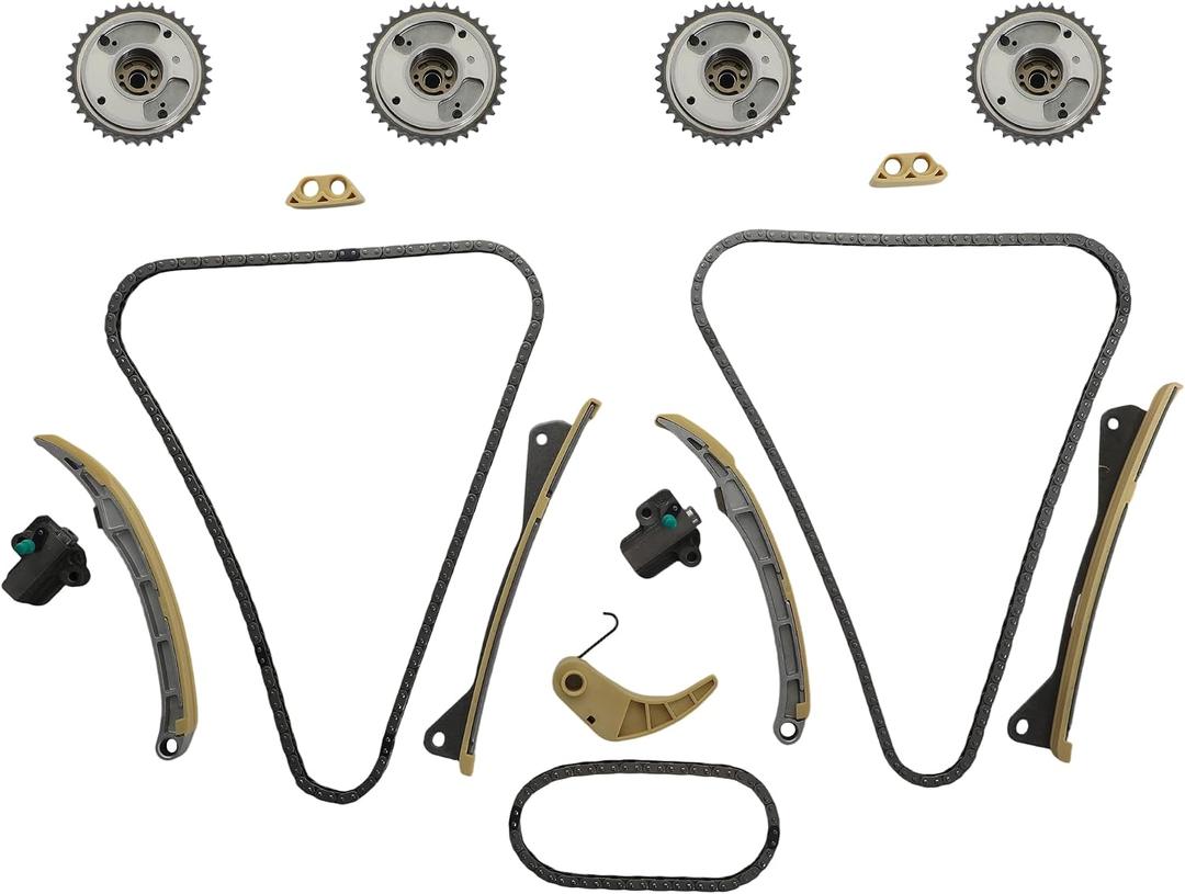G6DH G6DJ Timing Chain Kit 24410-3CGA3 24820-3CGA3 24810-3CGA2 | Fit For Hyundai Kia Santa Fe Sorento Azera Genesis Palisade Cadenza Sedona Telluride Stinger 3.3L 3.8L 2015-2021