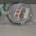 10 Inch Microwave Food Cover & Collapsible Silicone Mat - Splatter Guard, Plate Holder & Kitchen Colander for Meal Prep, Charcoal