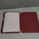 New Compatible with iPad Pro 11 Inch Case (M4 2024/M5 2025) with Pencil Holder, Smart Cover with Protective Trifold Stand & Soft TPU Back, Auto Wake/Sleep, Support Pencil Pro, Wine Red