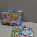 QUOKKA 100 Piece Puzzles for Kids Ages 4-6 - 3 Jigsaw Kids Puzzles Ages 6-8 - Learning Map of the United States World Space - Toddler Educational Games for 5-8 Year - Toys for 8-10-12 Year Old