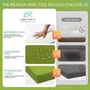 idee-home Outdoor Chair Cushions Set of 4, Thick 17" x 17" Outdoor Seat Cushions Patio Furniture Waterproof with Ties, Dining Pads