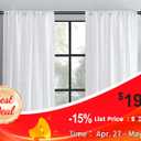 KAMANINA Black Curtain Rod 32 to 58 Inch(2.6-4.8Ft), Adjustable Heavy Duty Curtain Rods for Windows 28 to 48 Inch, 7/8 Inch Drapery Rods with Decorative Netted Texture End