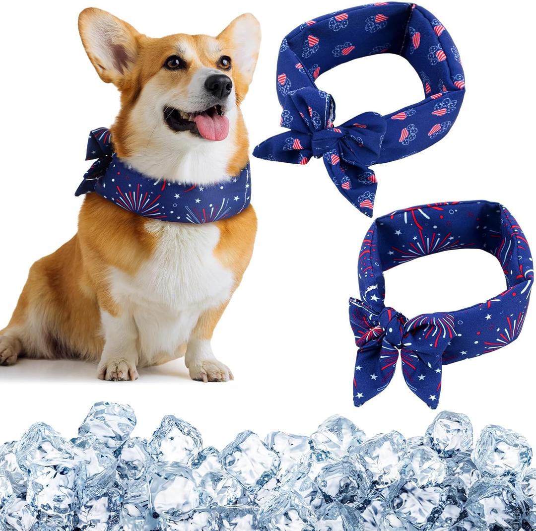 Weysat 2 Pcs Dog Cooling Bandanas Summer Pet Dog Bandana Ice Neck Wraps Scarf Pet Square Hunting Training Hiking Camping Accessories for Summer(S) Weysat 2 Pcs Dog Cooling Bandanas Summer Pet Dog Bandana Ice Neck Wraps Scarf Pet Square Hunting Training Hiking Camping Accessories for Summer(S)