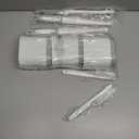 Holaloha Toilet Brush, 3 Pack Toilet Brush and Holder Set Bathroom Accessories, Toilet Bowl Brush and Holder with 3 Crevice Brush for Bathroom, Toilet Scrubber Brush (White)