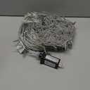 Christmas Outdoor Icicle Lights - 480 LED 66+33 FT 8 Modes Curtain Fairy String Light Plug in, Waterproof for Eaves Yard Holiday Xmas Holiday Indoor Outdoor Decoration - Blue White