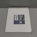 CML 4-Gang Screwless Decorator Wall Plate, White Outlet Covers, 4 Pack Hidden Wall Safe Switch Plate, Standard Size 4.68”X 8.34”, Impact Resistant