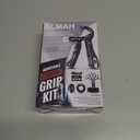 ALMAH Hand Grip Strengthener kit(5 Pack),Grip Strength Trainer,Forearm Workout Trainer Adjustable Grip Exercises,Finger Grip Strengthener,Finger Stretcher,Grip Ring & Stress Relief Ball with Carry Bag (Black)