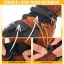 4 Pcs Dog Drag Bags for Paralyzed Rear Legs Adjustable Disabled Pets Drag Bag Breathable Pet Injuries Protection Bag Outdoor Indoor Dog Wheelchair Alternative Protects Chest Limb (Small)