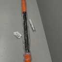 Buyplus Pool Pole - Upgraded 16 Foot Telescopic Extendable Swimming Pool Pole with 4-16FT Aluminium Heavy Duty Extension Pole for Skimmer Nets, Rakes, Brushes and Vacuum Heads, Universal 1.25", Orange