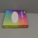 Pak 12 Inch LED Flush Mount Ceiling Light Fixture with Night Light, 24W Modern Ultra-Thin Ceiling Lamp with Remote, 2400LM Dimmable, 2700K-6500K Adjustable Color Temperature, for Bedroom Living Room